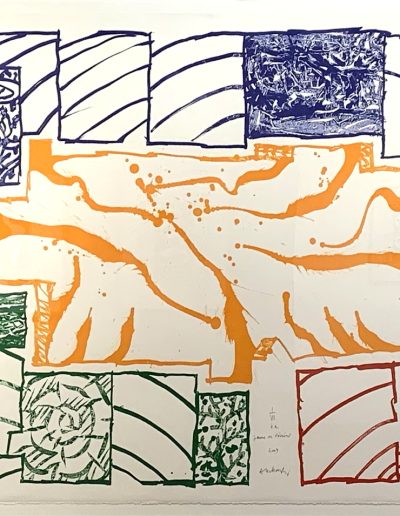 Pierre Alechinsky — Jaune en Voirin